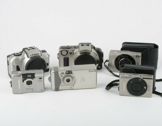 Collection Of 6 APS Cameras Canon IX IX Lite