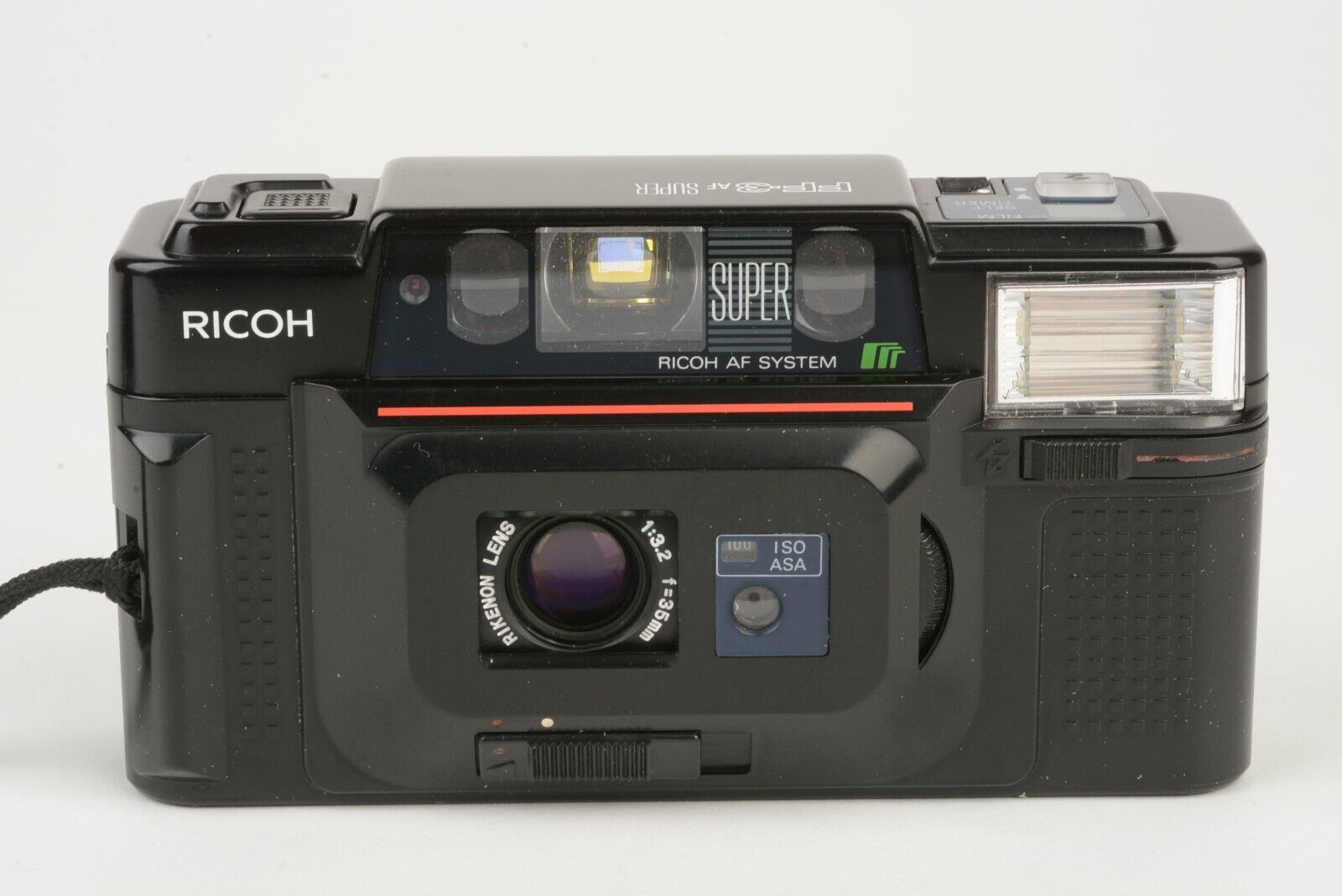 EXC++ RICOH FF-3D AF SUPER 35mm POINT & SHOOT w/PRIME 35mm F3.2 LENS  CASE+MANUAL