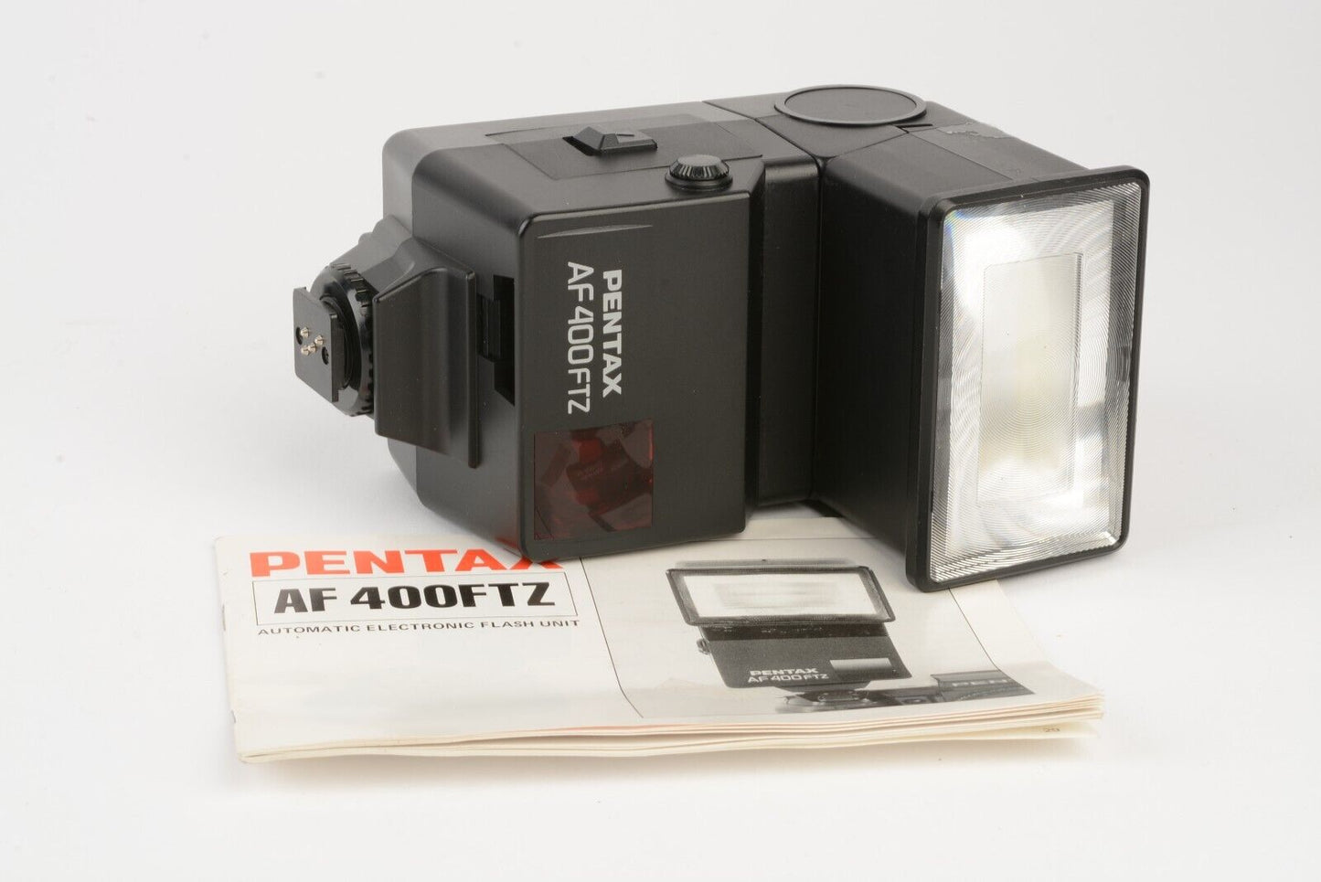 EXC++ PENTAX AF400FTZ SHOE MOUNT FLASH, MANUAL, VERY CLEAN, FULLY TESTED