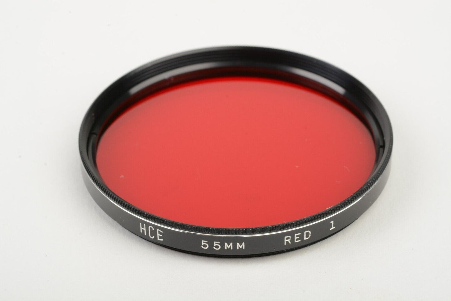 EXC++ SET OF 4 HCE 55mm FILTERS IN JEWEL CASES RED, YELLOW, BLUE, UV VERY CLEAN