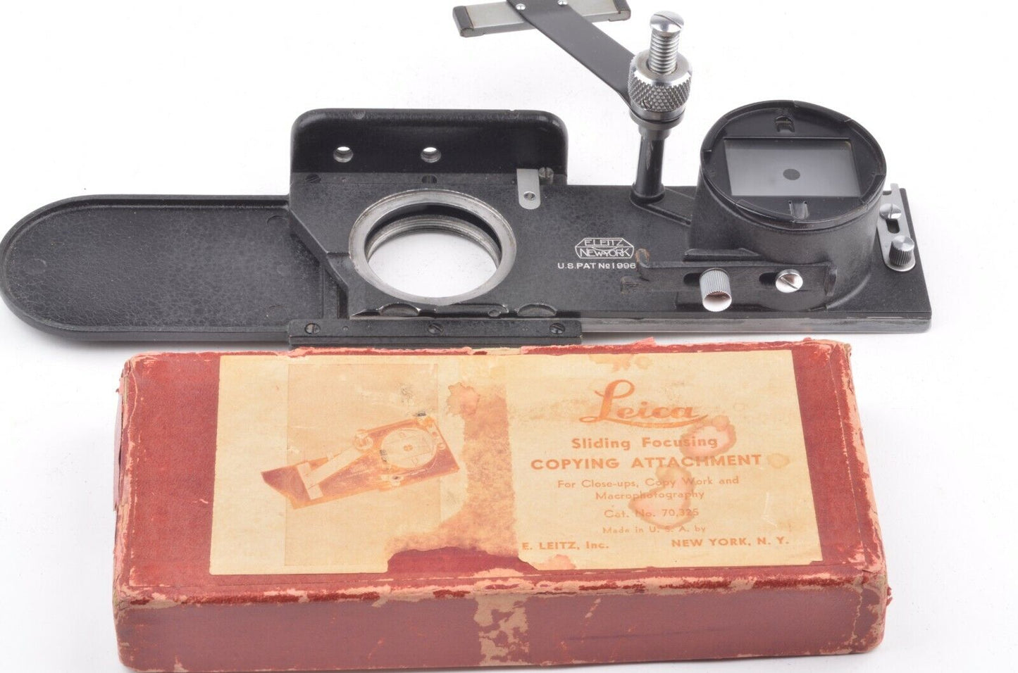 EXC++ LEICA SLIDING FOCUSING COPYING ATTACHMENT #70325, NICE & CLEAN