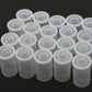20X FUJI 35mm PLASTIC CASSETTE CANISTER ONLY (CLEAR)