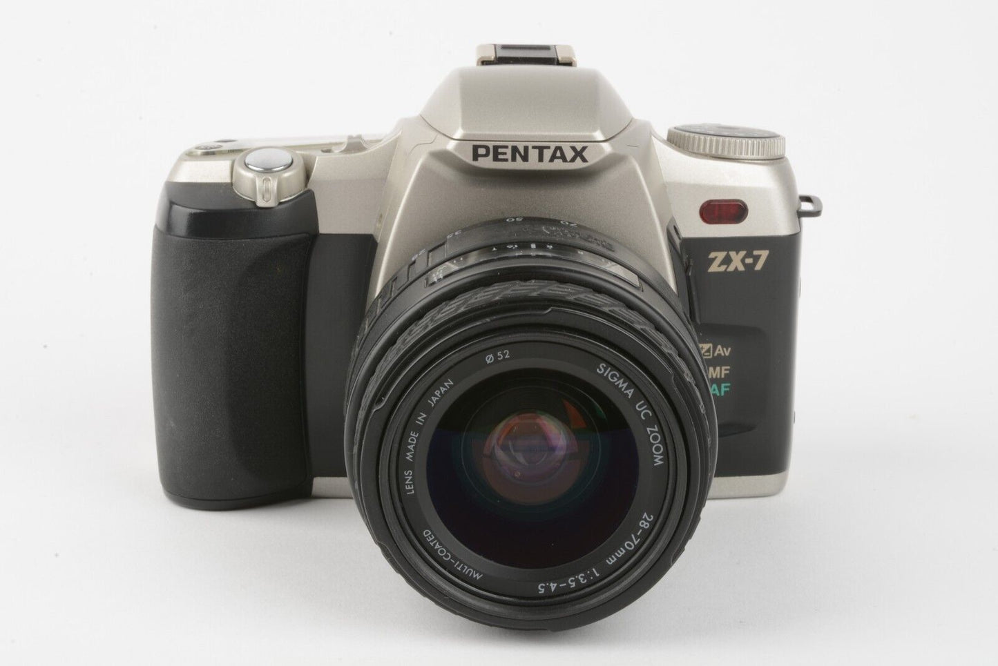 Pentax ZX-7 QD 35mm SLR w/Sigma 28-70mm F3.5-4.5 zoom, strap, cap, tested