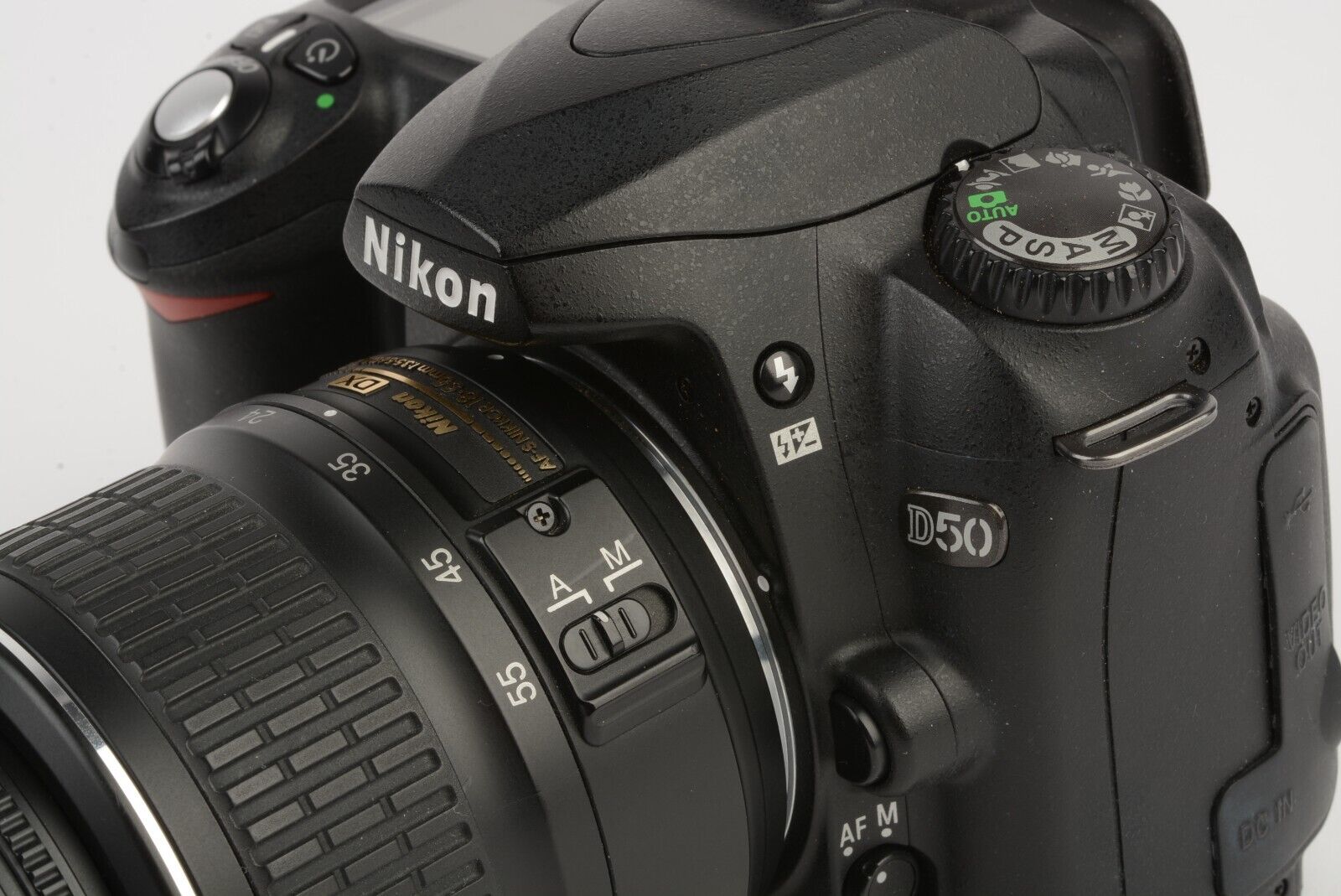 EXC++ NIKON D50 6.1MP DSLR w/18-55mm F3.5-5.6G II, BATT+CHARGER+UV 1625  ACTS!!