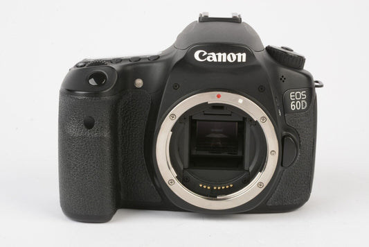 EXC++ CANON EOS 60D 18MP DSLR BODY, 2BATTS+AC/DC CHARGER+REMOTE, ONLY 15K ACTS!!