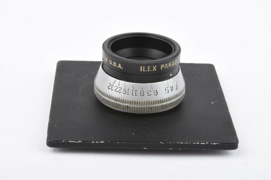 Ilex Paragon 3.5-Inch F4.5 Anastigmat Enlarging Lens w/ 2" 6/8 Lens Board