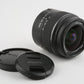 EXC++ SONY 18-55mm F3.5-5.6 SAM SAL1855 ZOOM LENS, CAPS, CLEAN, TESTED