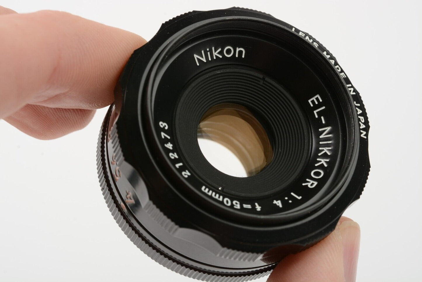 Nikon EL-Nikkor 50mm F4, Nice and Clean, Sharp, Case+Cap