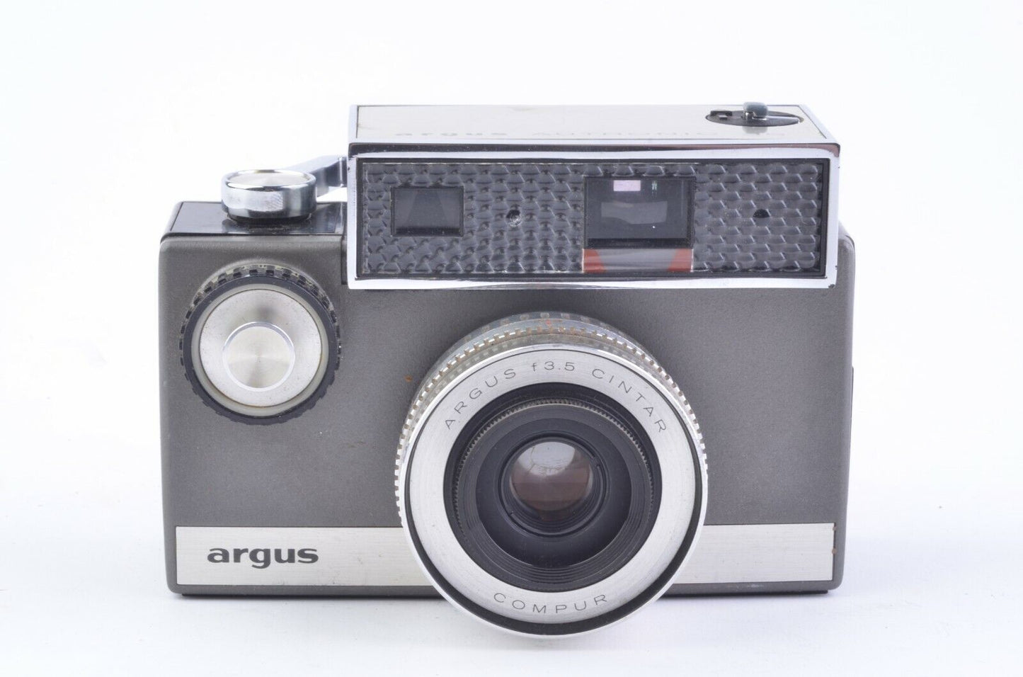 Argus Autronic 35mm Camera w/ 50mm F2.8 Cintar Lens, Case, Manual, Tested