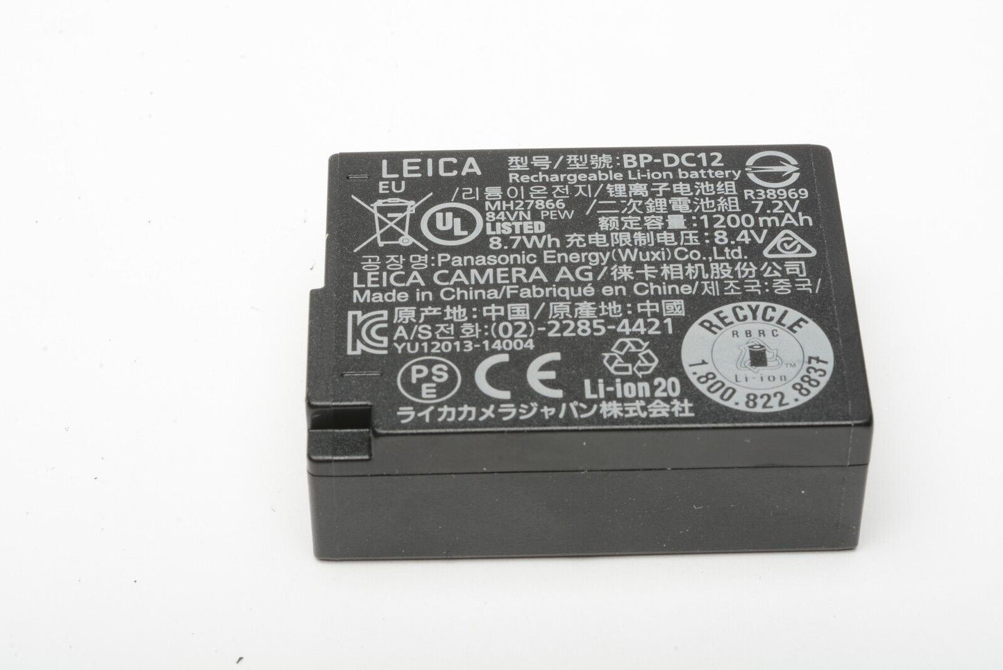 Leica Bp-Dc 12 Lithium Battery Part #19500 In Box, Gently Used