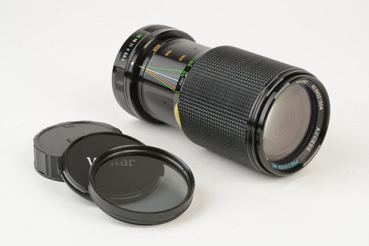 Access 70-210mm F4 Macro Zoom Lens for Pentax PK Mount+Caps+Pola