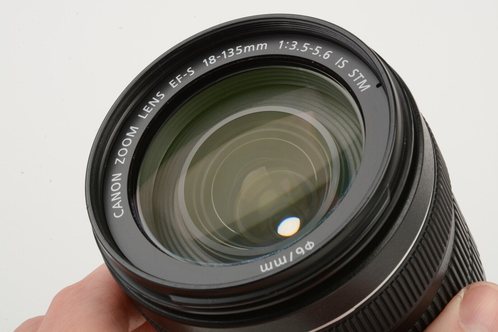 Canon EFS 18-135mm f3.5-5.6 STM lens, caps, very gently used