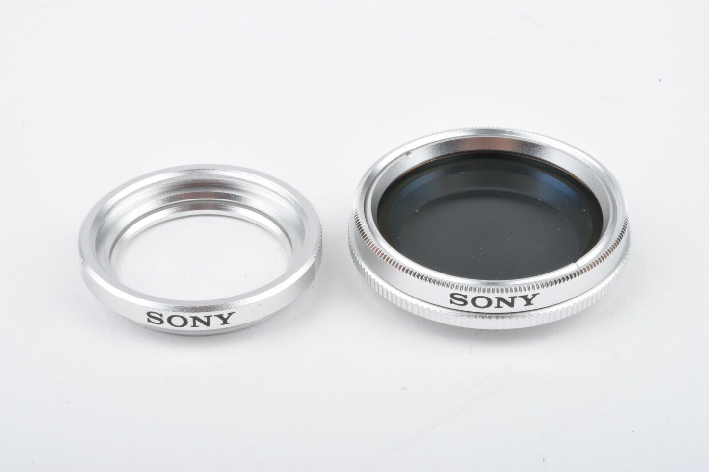 MINT- SONY 25mm CIRCULAR POLARIZING FILTER AND UV COMBO IN CASE