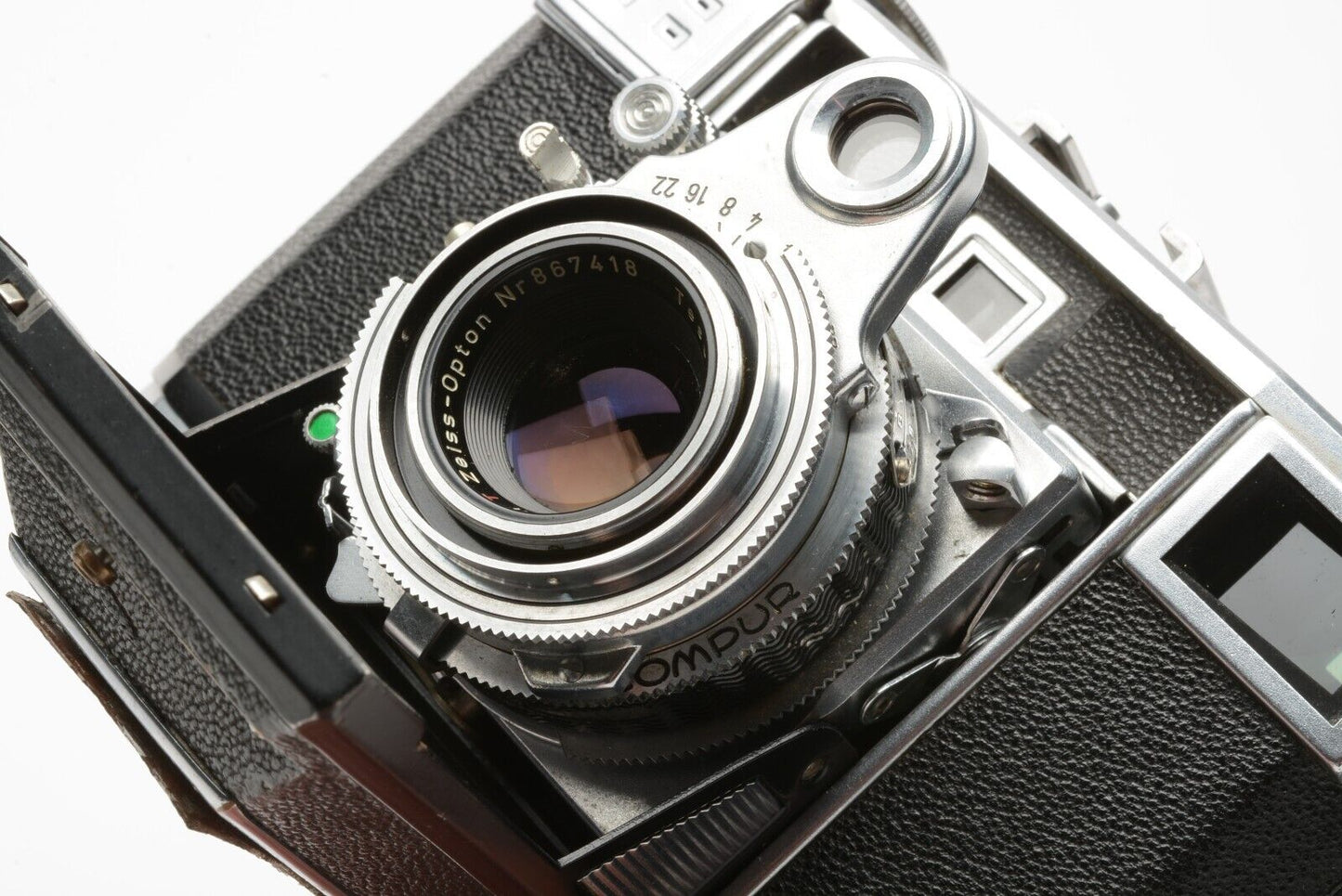 EXC++ ZEISS IKON CONTESSA 35mm CAMERA w/45mm F2.8 LENS, TESTED, WORKS GREAT!