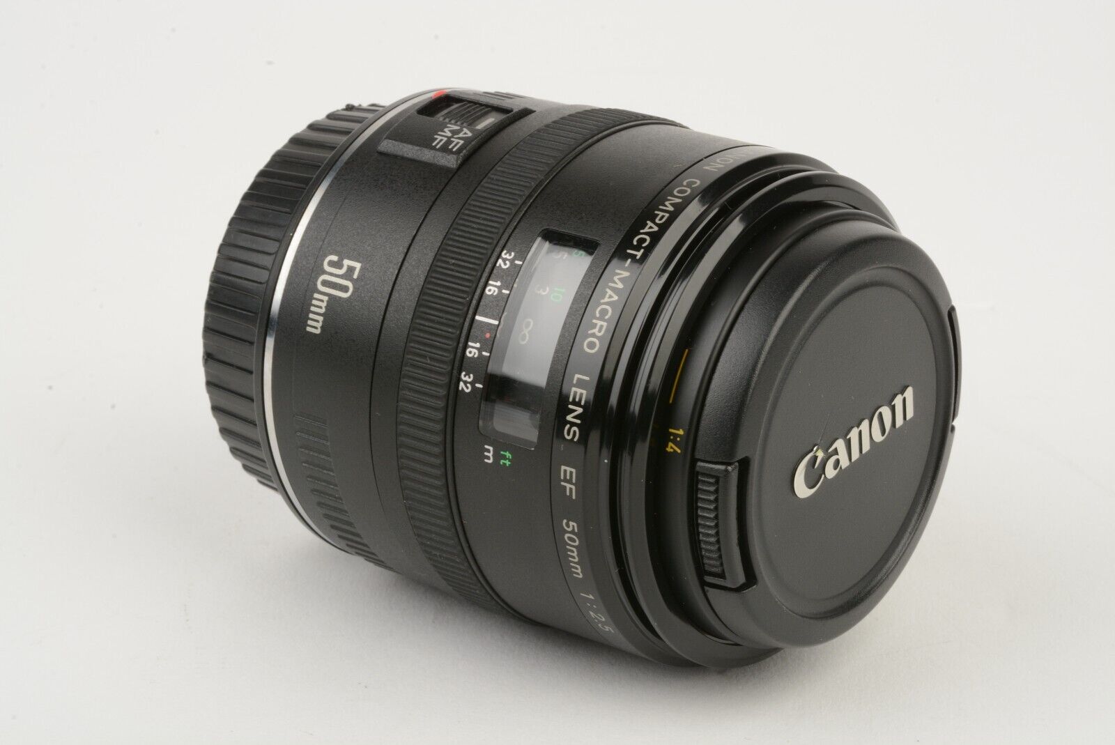 MINT- CANON EF 50mm f2.5 AF LENS w/CAPS, VERY CLEAN & SHARP