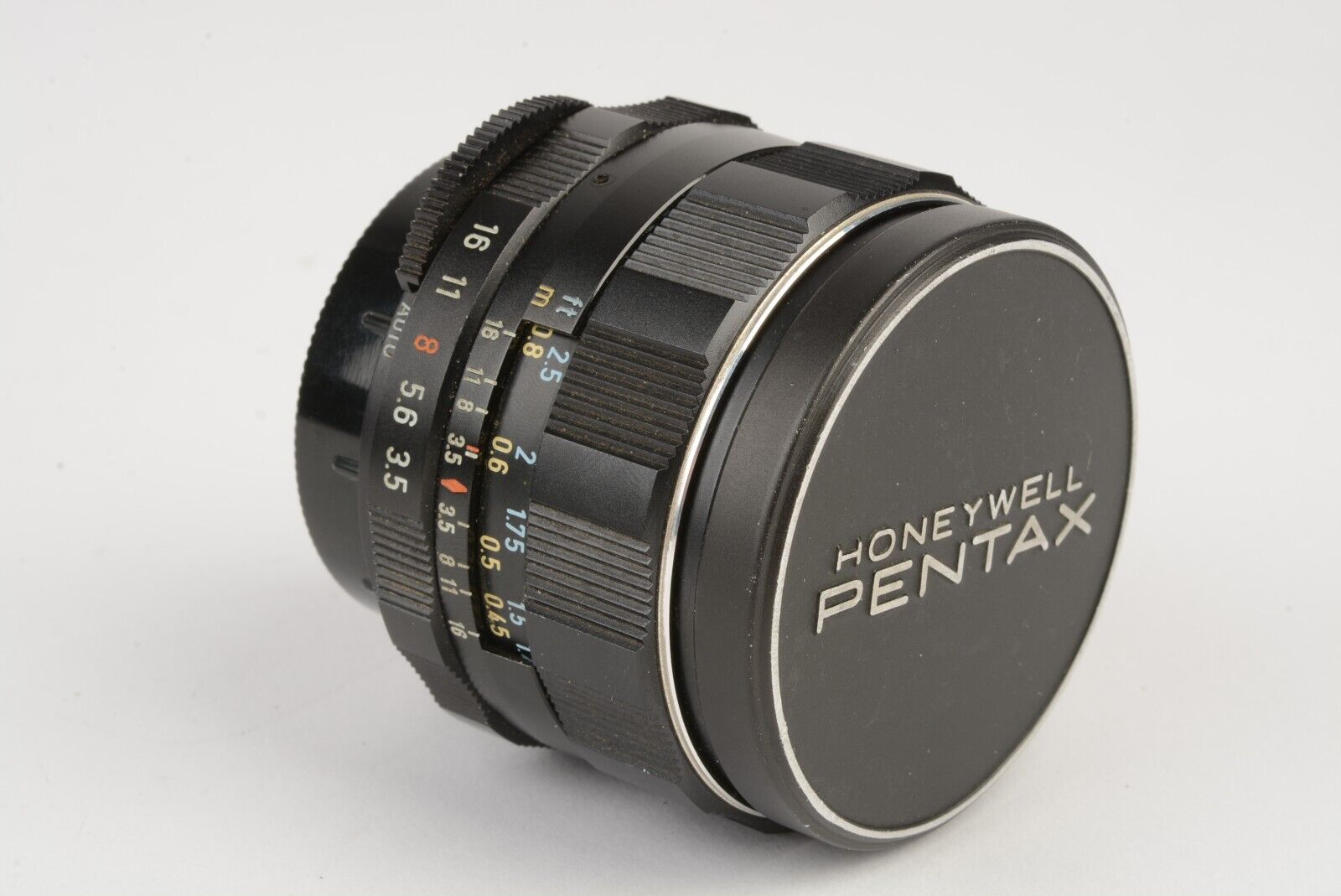 MINT- ASAHI PENTAX SUPER MULTI COATED 28mm f3.5 LENS M42 MOUNT, HOOD+CAPS,  NICE!