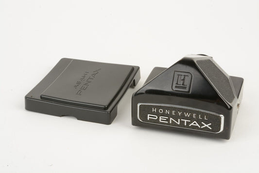 Pentax 67 TTL prism finder w/cap, very clean and clear prism