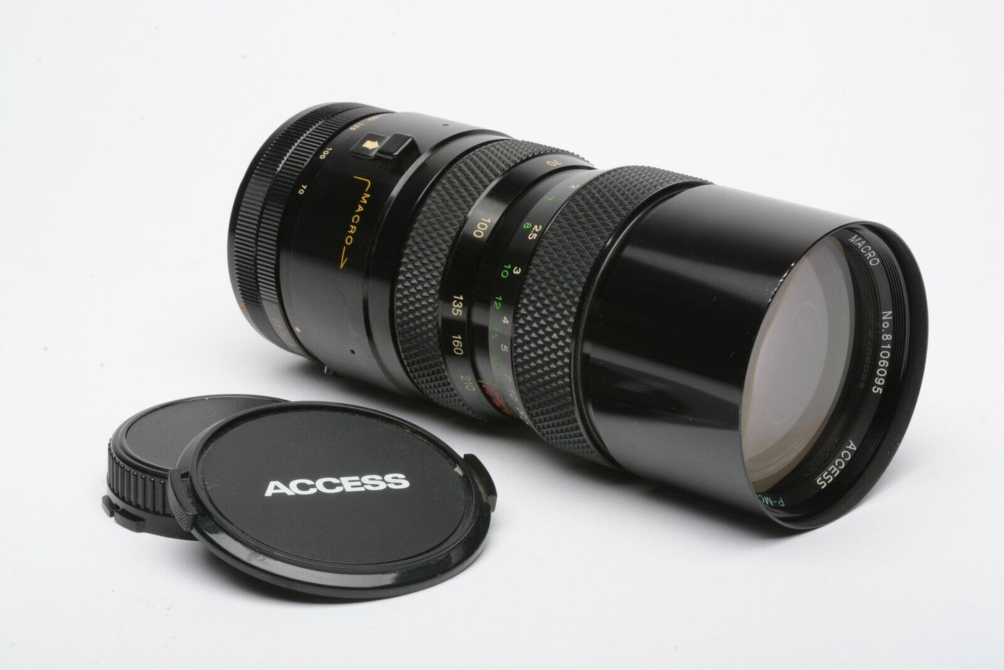 Access 70-210mm f3.5 2- Touch Zoom Lens For Canon FD, Caps, Nice & Clean