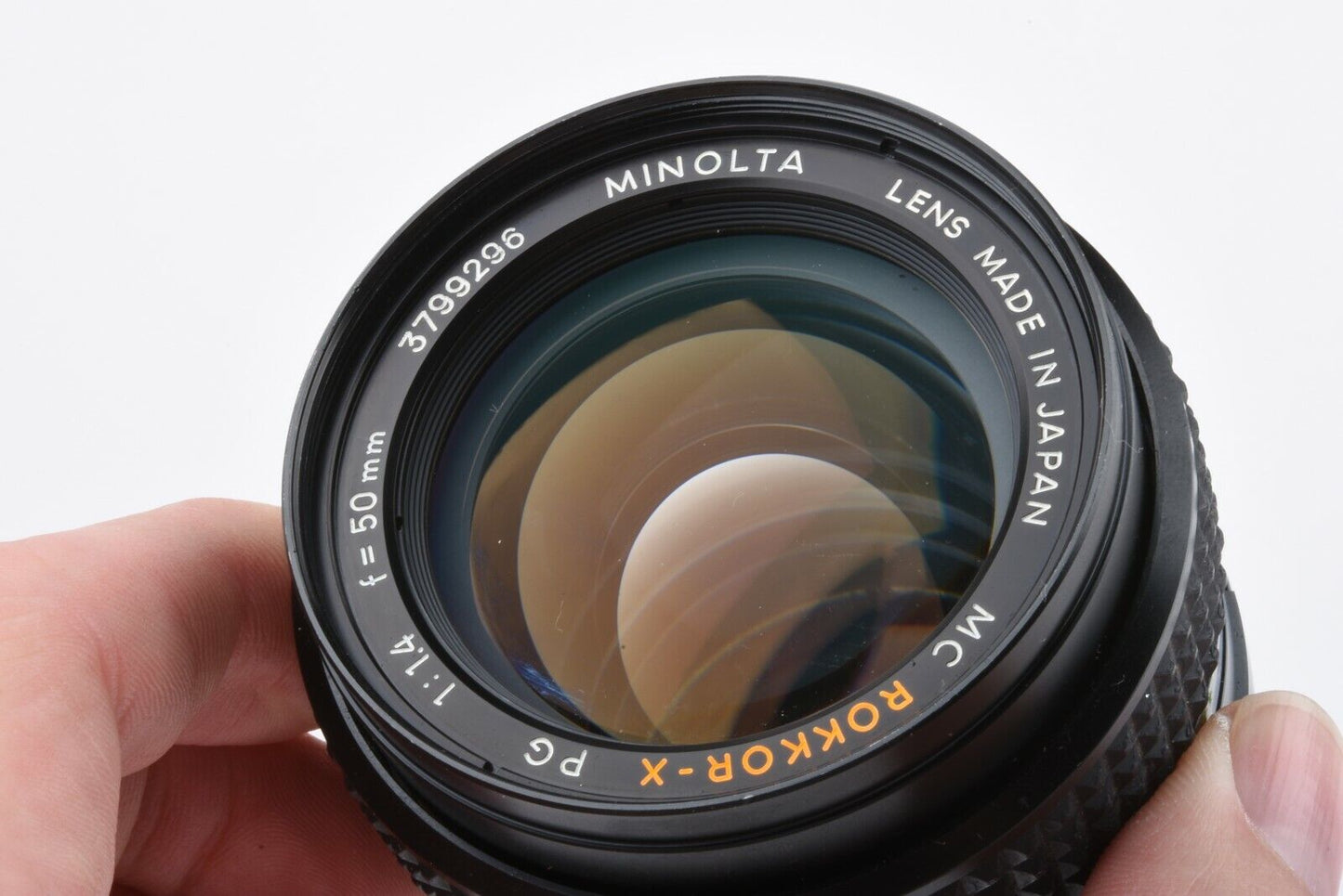 EXC++ MINOLTA 50mm F1.4 MF PRIME LENS, CAPS, VERY NICE, CLEAN & SHARP!