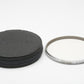EXC+ BRONICA 82mm L39 3C UV FILTER IN BRONICA CASE, CLEAN, QUALITY FILTER