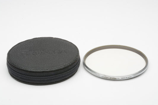 EXC+ BRONICA 82mm L39 3C UV FILTER IN BRONICA CASE, CLEAN, QUALITY FILTER