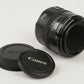 MINT- CANON EF 50mm f2.5 AF LENS w/CAPS, VERY CLEAN & SHARP