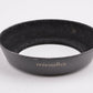 EXC++ MINOLTA METAL LENS HOOD 55mm FOR 28mm f/2.8 LENSES AND OTHERS