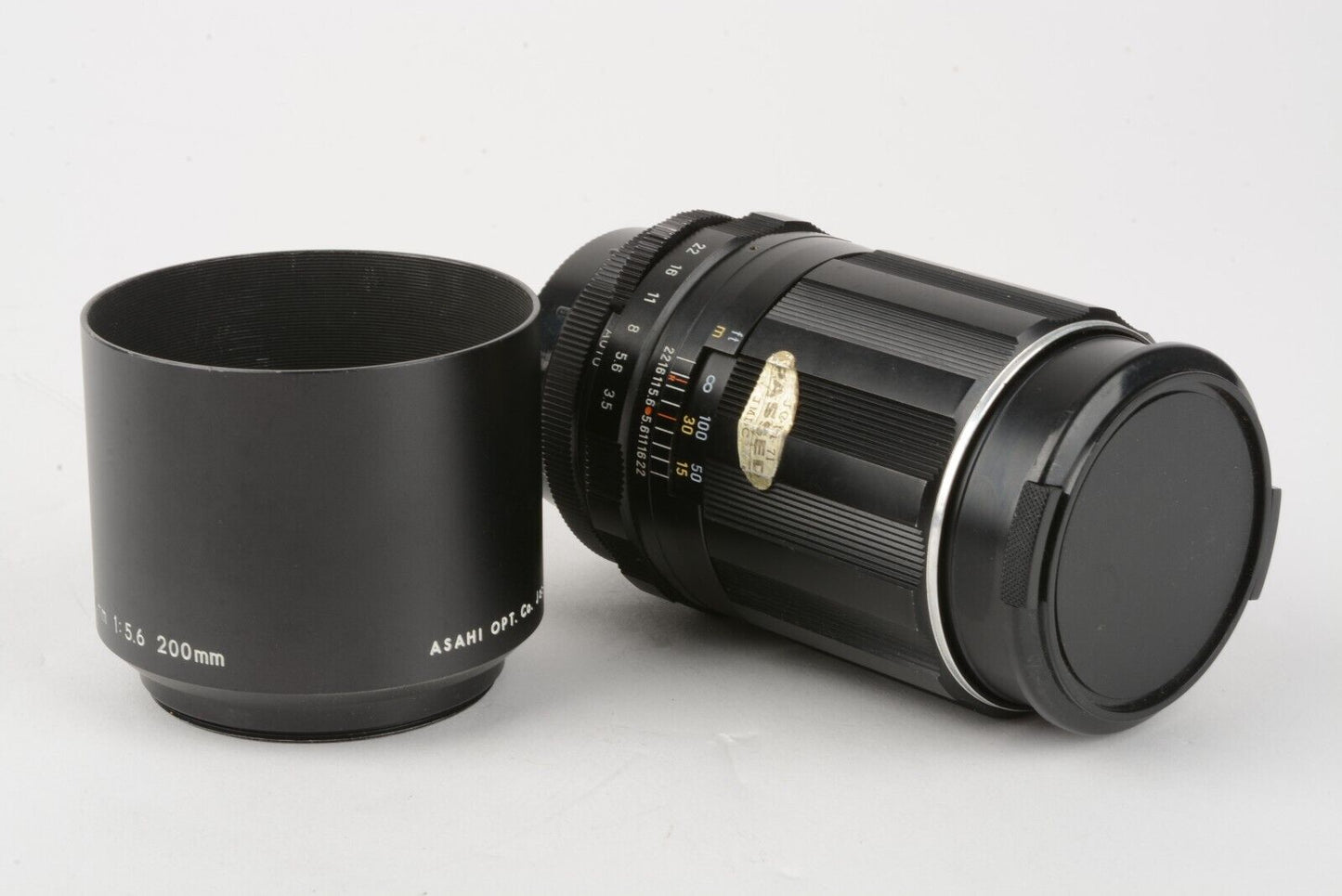 Takumar 135mm F3.5 M42 Mount Lens w/ Case+Hood+Caps