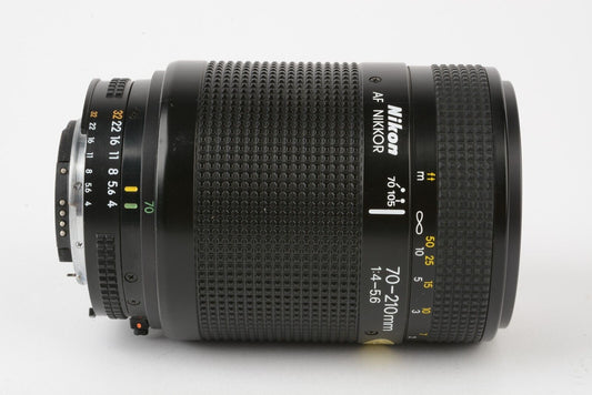 EXC++ NIKON NIKKOR AF 70-210mm F4-5.6 ZOOM LENS w/CAPS + UV FILTER