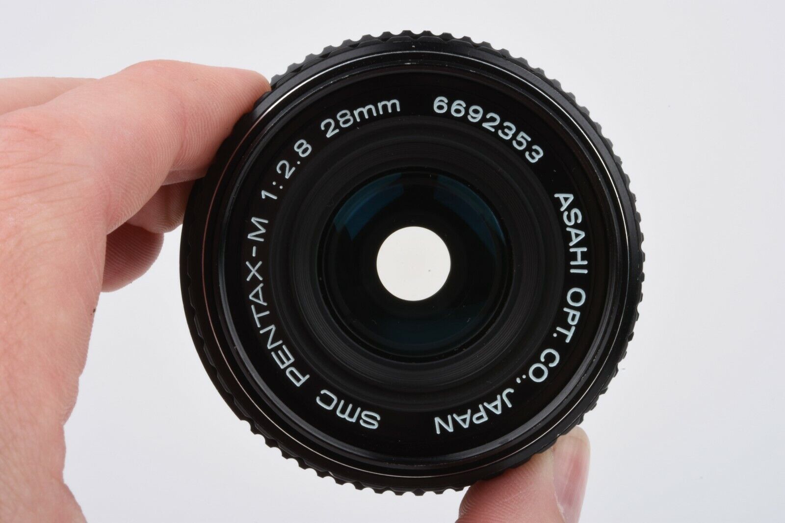 EXC++ PENTAX SMC PENTAX-M K MOUNT 28mm F2.8 WIDE ANGLE LENS w/CASE, CAPS