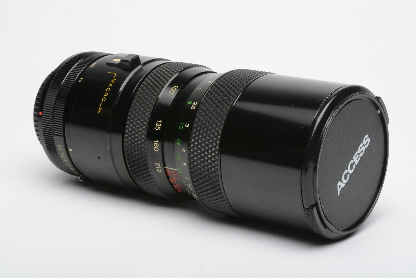 Access 70-210mm f3.5 2- Touch Zoom Lens For Canon FD, Caps, Nice & Clean