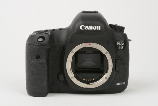 Canon EOS 5D Mark III 22.3MP DSLR body, batt+charger, 77K Acts, Very clean