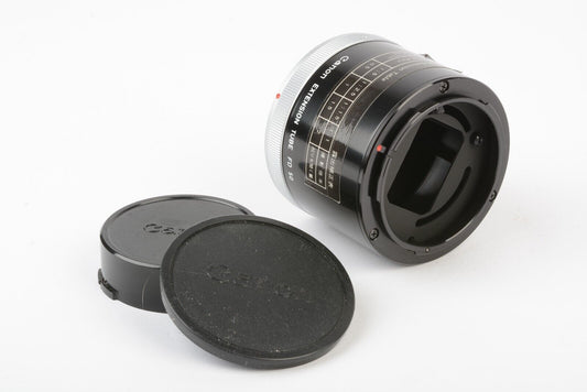 MINT- CANON EXTENSION TUBE FD 50, BARELY USED, VERY CLEAN + CAPS