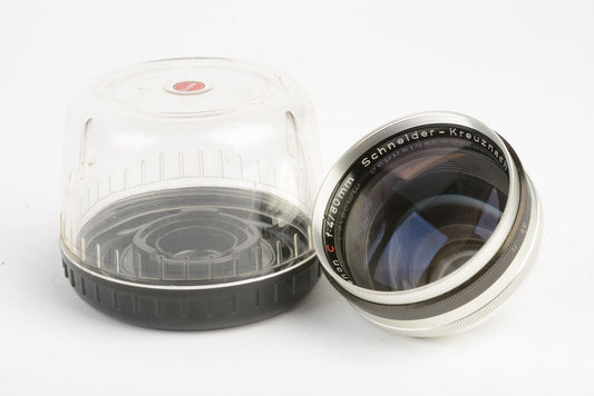 Kodak Schneider Retina Longar Xenon C 80mm F4 Lens in Jewel Case, Nice!!