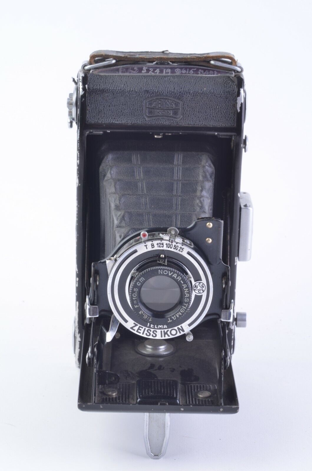 VINTAGE ZEISS IKON 6x9CM TELMA FOLDING CAMERA w/NOVAR 10.5cm F6.3