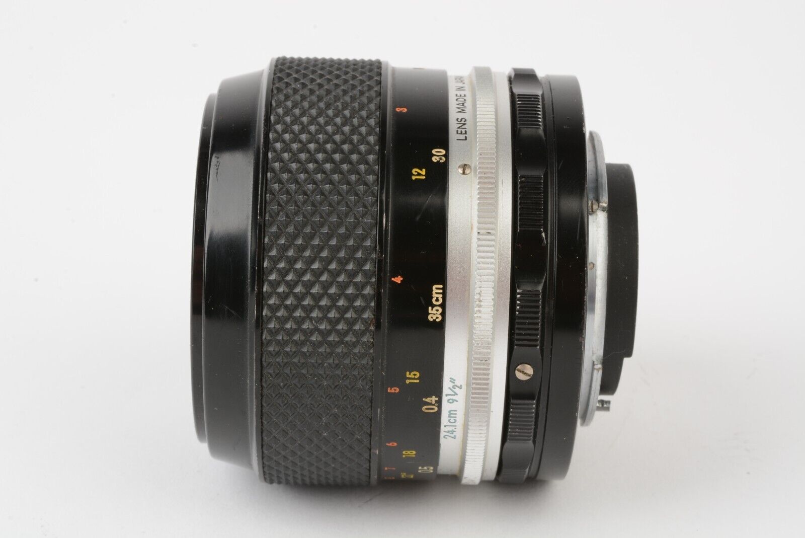 EXC++ NIKON MICRO-NIKKOR-P 55mm f3.5 NON-AI MOUNT MF CLOSE-UP LENS, CAPS,  SHARP!