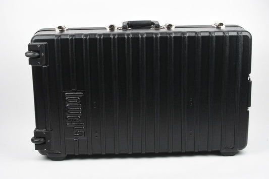 EXC++ LOWEL ROLLING HARD CASE OMNI/TOTA LIGHTS ~30" x 17" x 8" (HEADS, STANDS+)