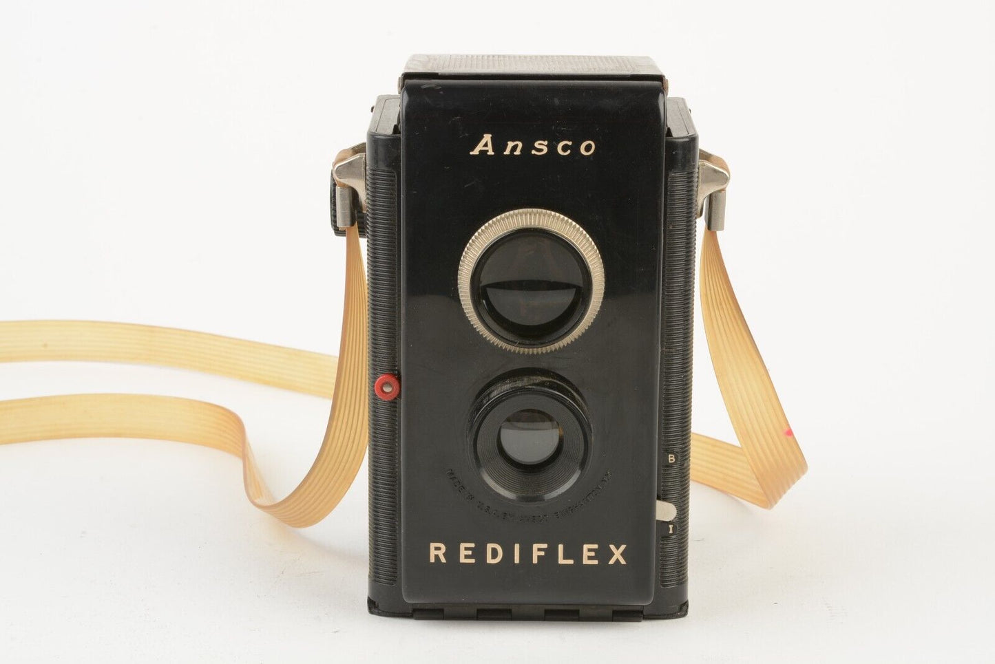 EXC++ ANSCO REDIFLEX TLR w/LEATHER FITTED CASE, TESTED, GREAT!