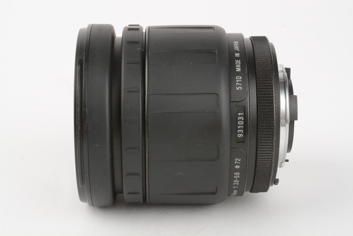 Tamron 571D AF 28-200mm F3.8-5.6 Aspherical Lens Nikon AF Mount Hood+Caps