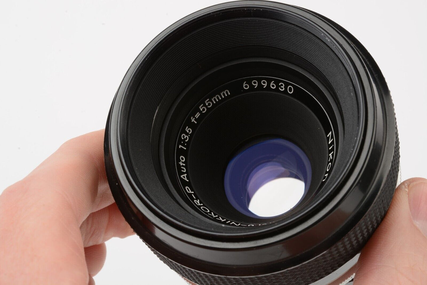Nikon Micro Nikkor-P 55mm f3.5 Non-AI Mount MF Macro Lens, caps, sharp!