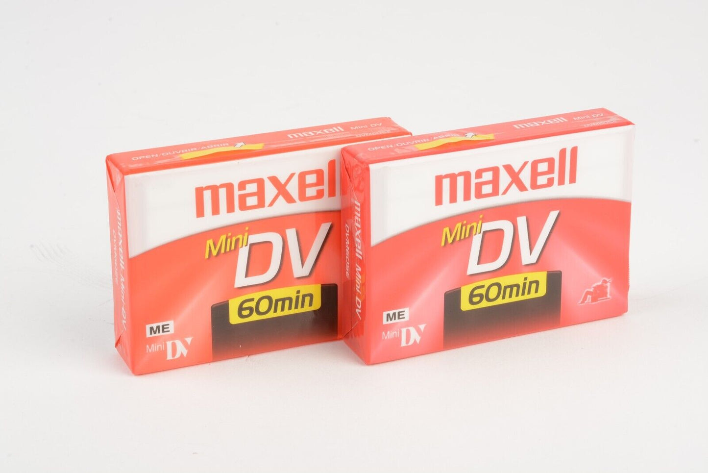 NEW 2X MAXELL MINI DV DIGITAL VIDEO CASSETTES (2X MINI DV ME) PREMIUM GRADE