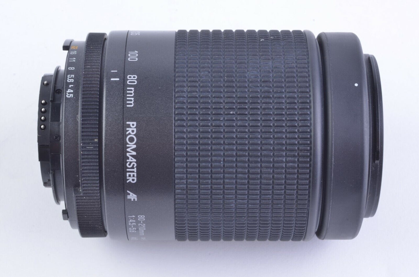 Promaster Tamron 80-210mm F4.5-5.6 Zoom Lens, UV, Caps, Pouch, Nikon AF