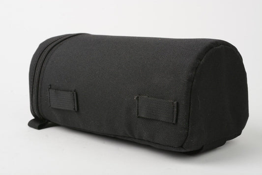 EXC++ LOWEPRO S&F LENS CASE BLACK PADDED LENS CASE ~9" TALL x3.5" WIDE BELT LOOP