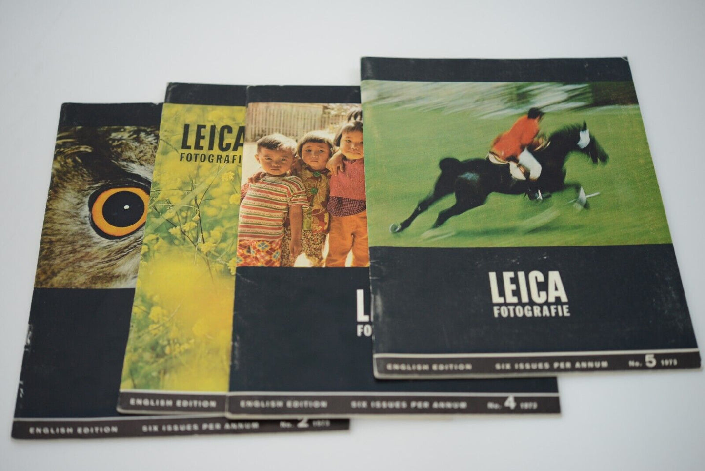 35X LEICA FOTOGRAFIE 1970s ISSUES MAGAZINES (1970 TO 1979) CLEAN AND COMPLETE