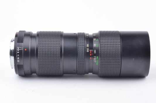 Vivitar 85-205mm F3.8 Macro Zoom Lens w/ Tiffen UV +Caps Minolta MD Mount