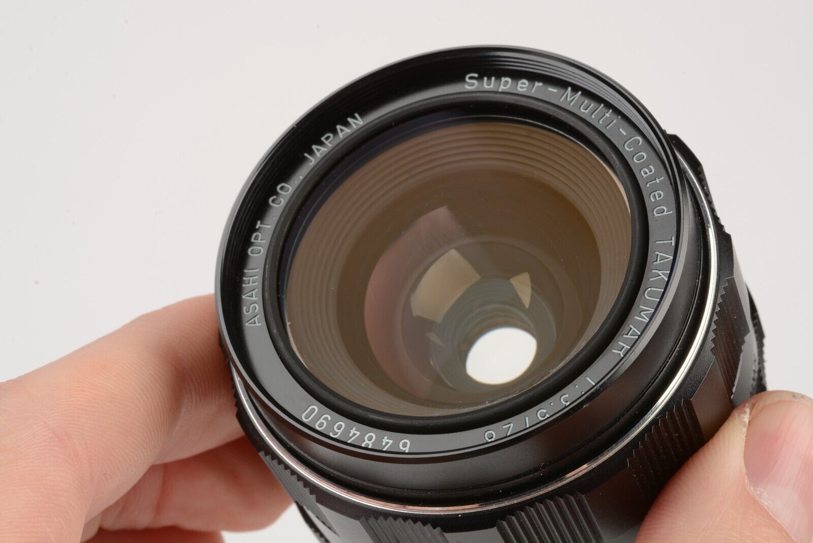 MINT- ASAHI PENTAX SUPER MULTI COATED 28mm f3.5 LENS M42 MOUNT, HOOD+CAPS,  NICE!