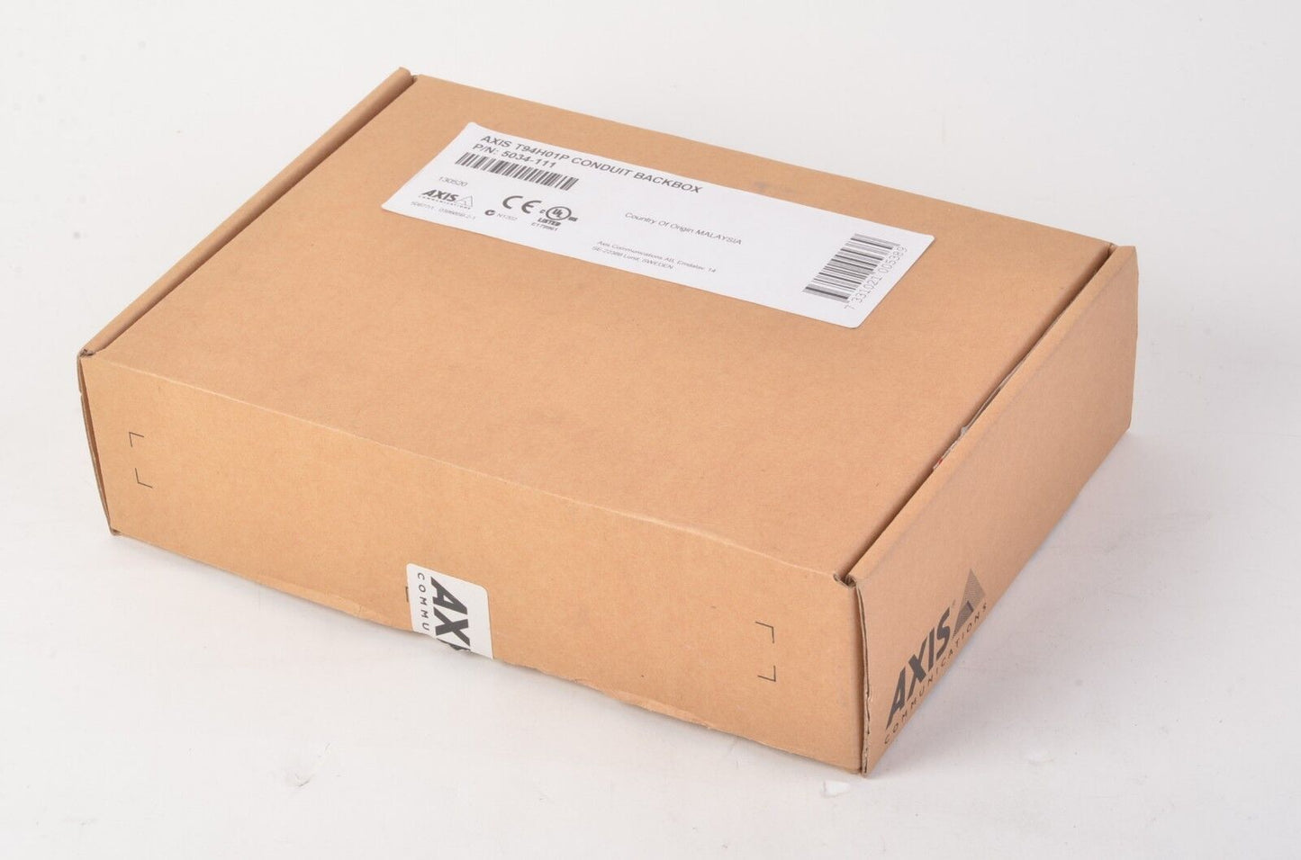 NIB AXIS COMMUNICATION 5034-111 T94H01P WHITE CONDUIT BACK BOX