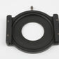 EXC++ PRO OPTIC 100mm FILTER HOLDER + 52-86mm ADAPTER RING, VERY CLEAN