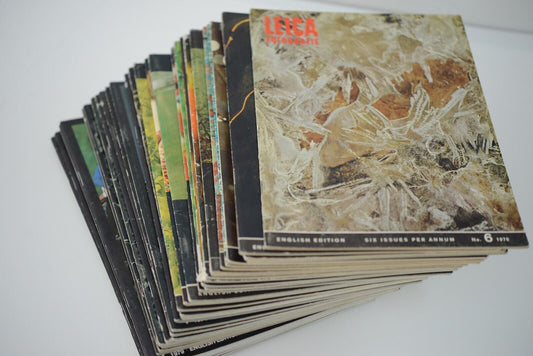 35X LEICA FOTOGRAFIE 1970s ISSUES MAGAZINES (1970 TO 1979) CLEAN AND COMPLETE