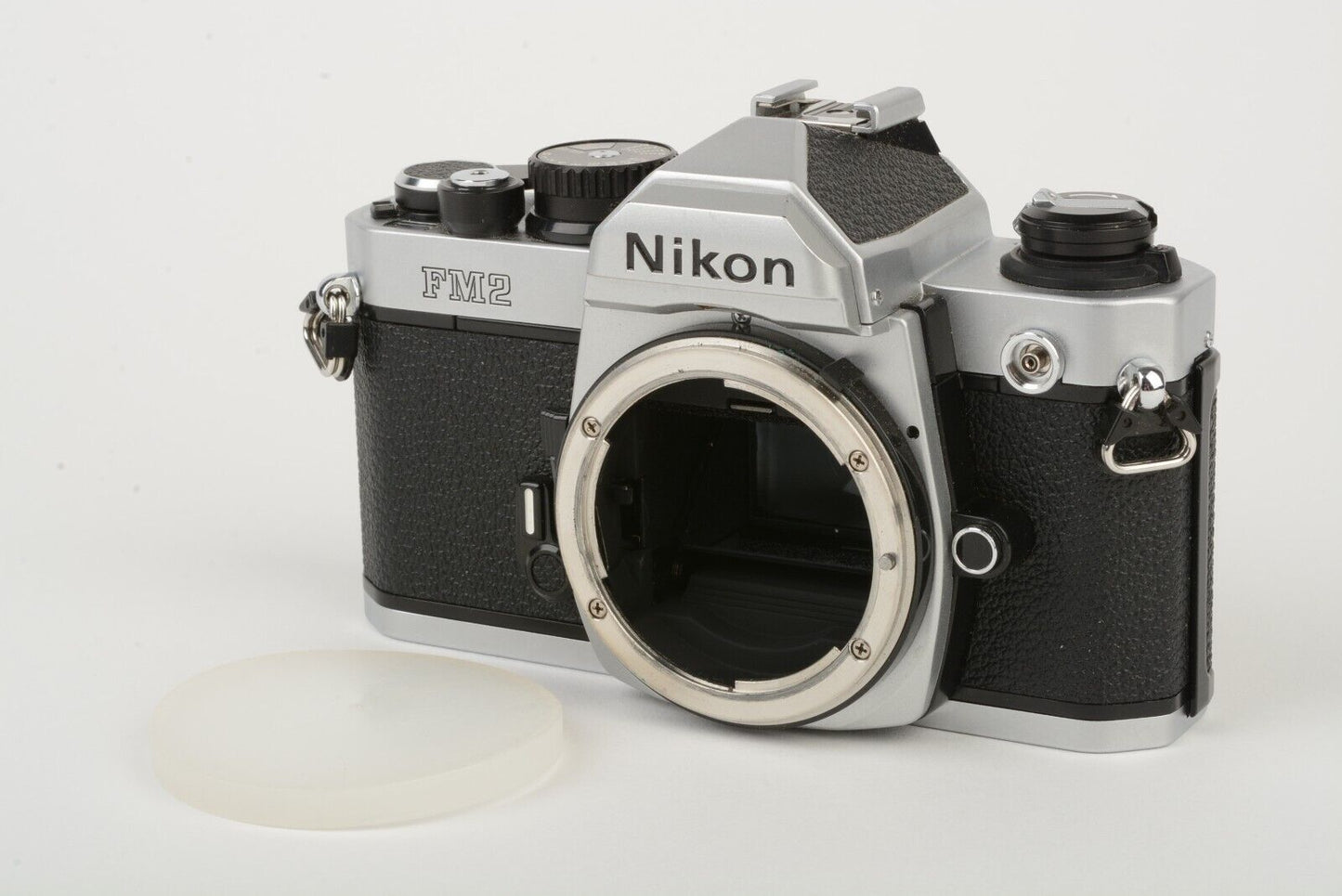 Nikon FM2N chrome 35mm SLR body, clean, tested, accurate